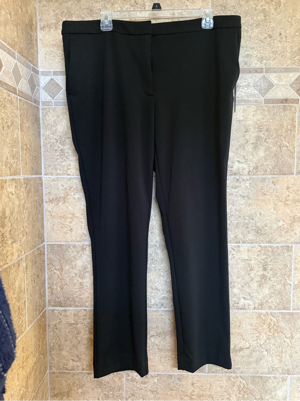 Tommy Hilfiger Black Straight-Leg Women's Trousers